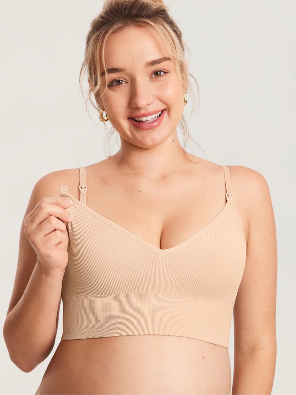 Momanda deep V nursing bra medium